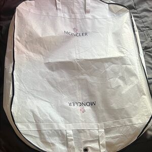 Moncler White Protective Garment Cover
